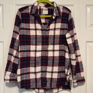American Eagle Flannel Ahh-mazingly Soft  Women's Boyfriend Fit Plaid Size Large